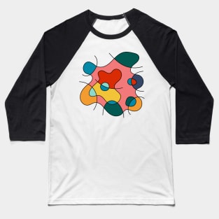 Surreal Amoeba #12 (Miro Inspired) Baseball T-Shirt